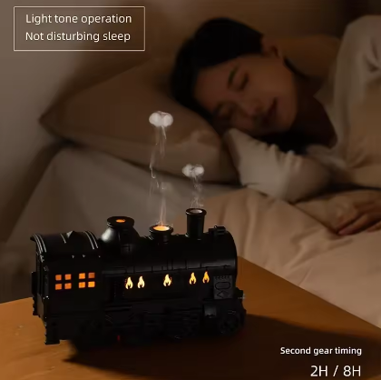 Antistress Relaxation Train Cool Mist Humidifier Essential Oil Diffuser 300ML