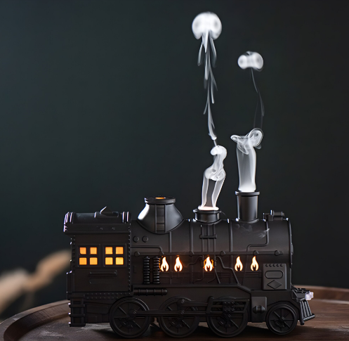 Antistress Relaxation Train Cool Mist Humidifier Essential Oil Diffuser 300ML